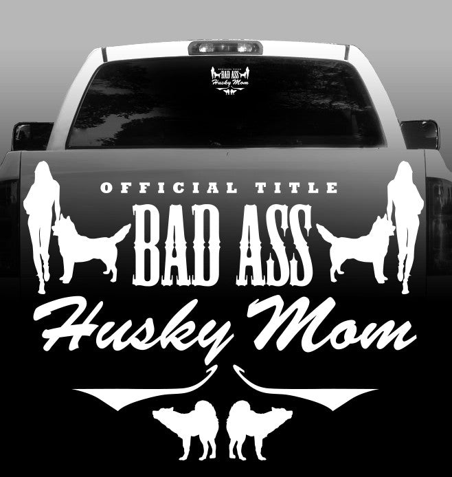 Husky mom car outlet decal