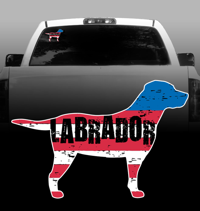 Labrador car hot sale decal