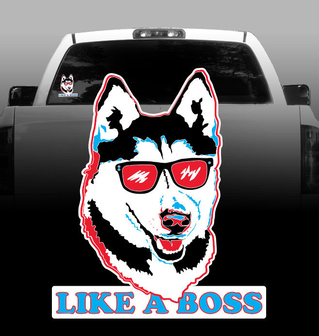 Husky car outlet decal