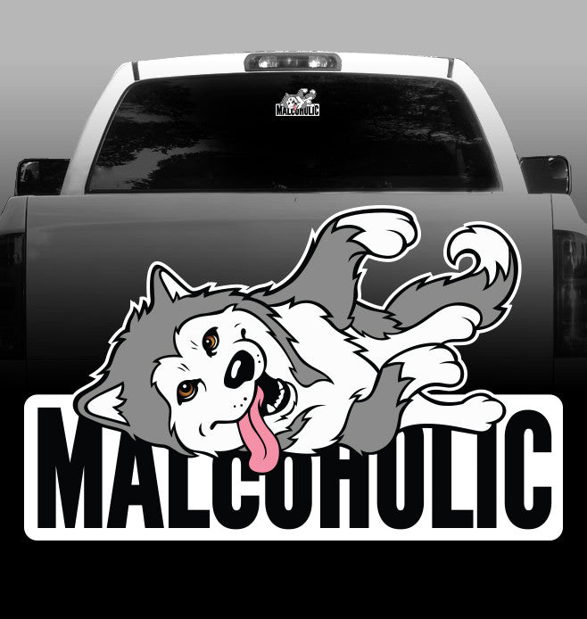 Siberian husky hot sale car decals