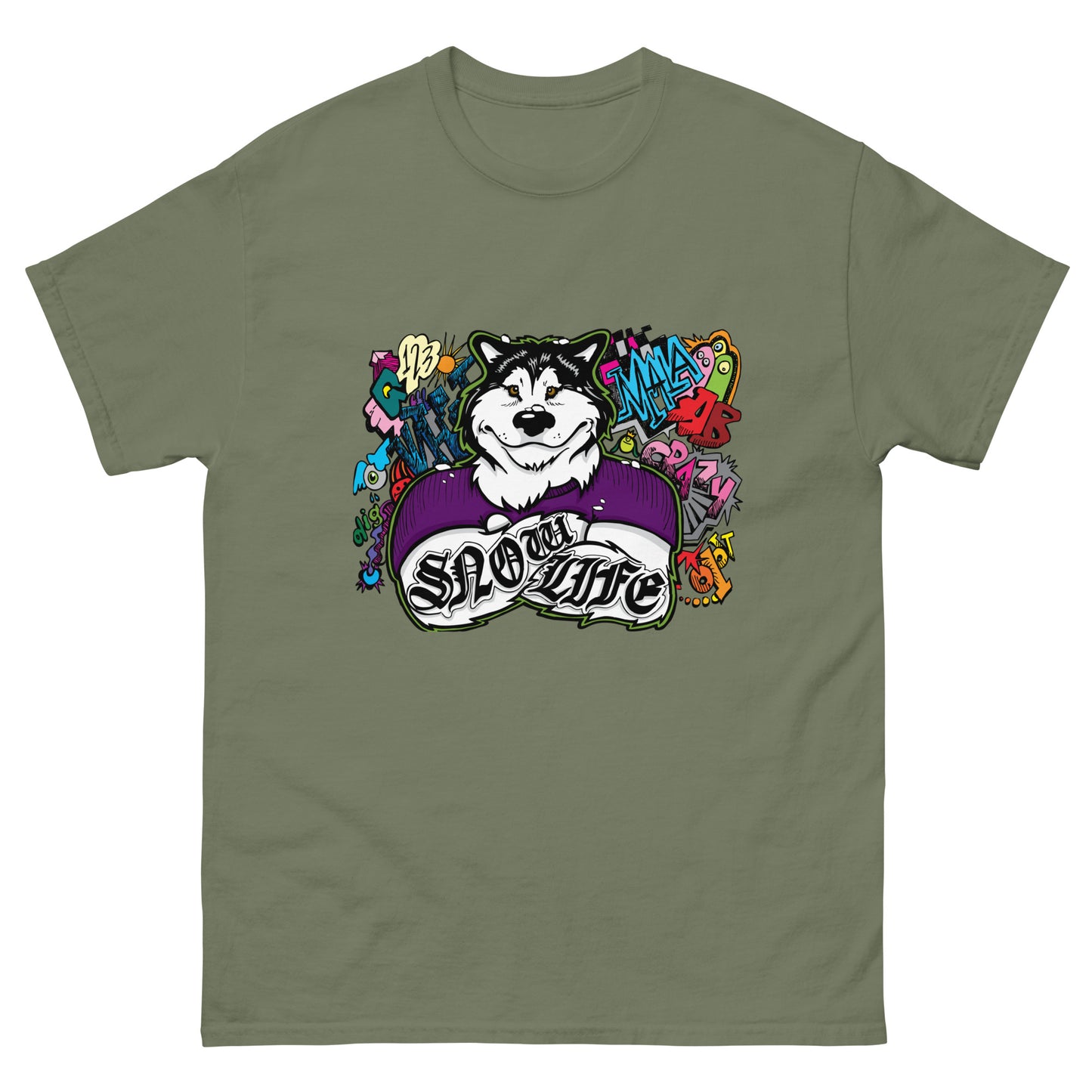 Snow Life Alaskan Malamute - T-Shirt