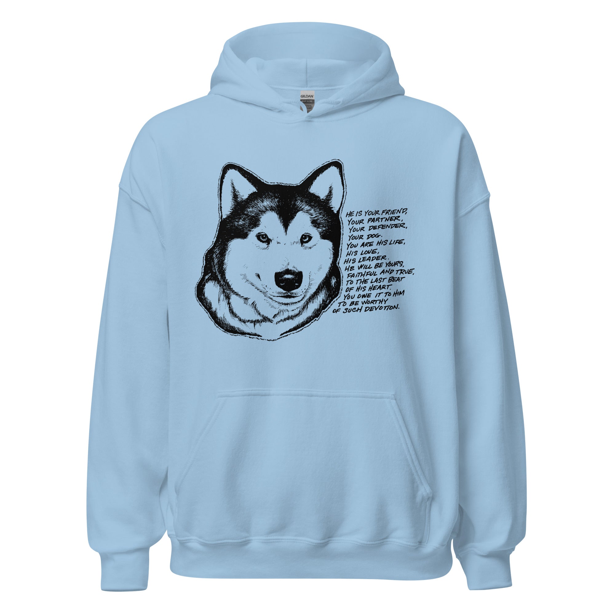 Malamute Devotion - Alaskan Malamute Pullover Hoodie